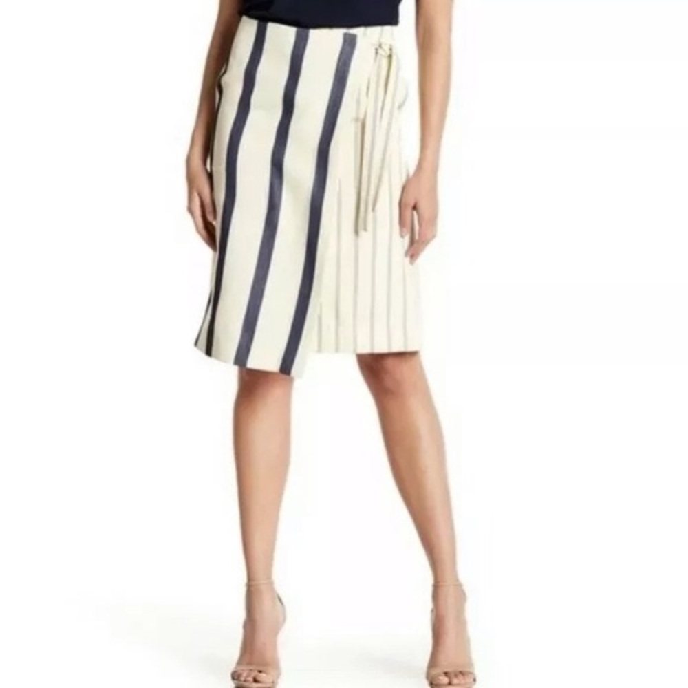 💙 GREY by Jason Wu twill wrap tie skirt